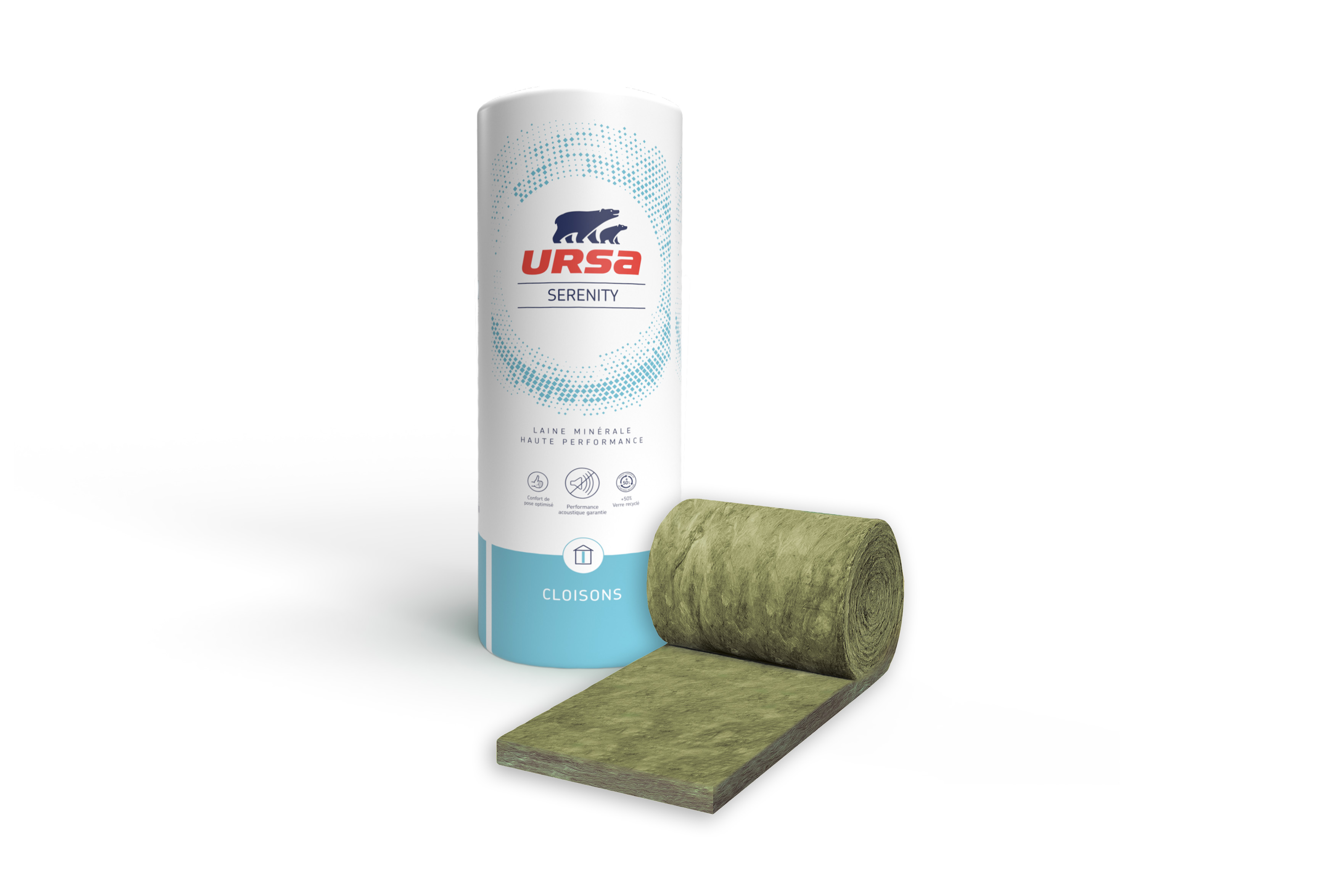 Cloison 40 Rouleau nu