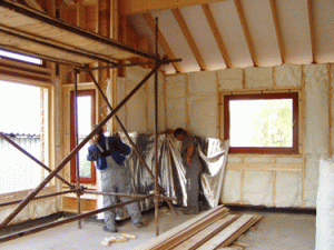 ursa chantier family house woodframe Czech